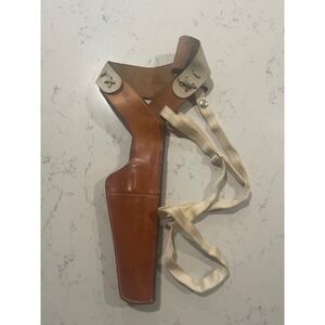Safariland Leather Shoulder Holster 6" Revolver Patented Brown Right Hand